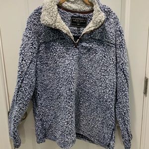 Blue True Grit Quarter ZIP